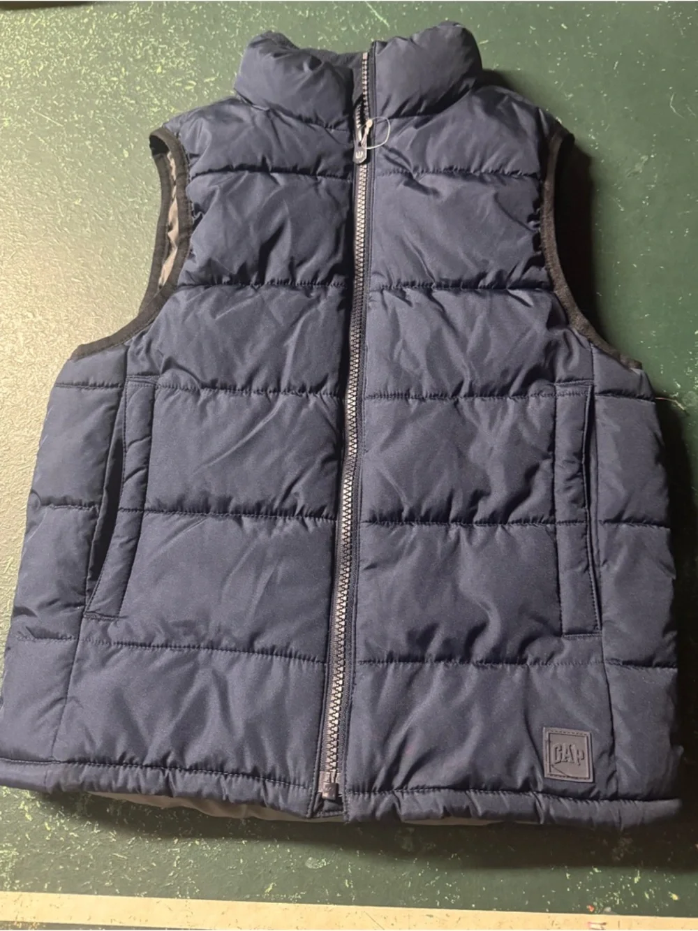 Kids GAP Navy Quilted Puffer Vest - Size S (6/7) - NWOT